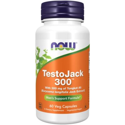 NOW Foods, TestoJack 300, 300մգ, 60 Veg պատիճ