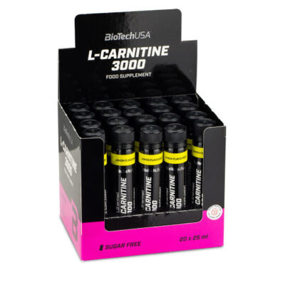 BioTech USA L - Carnitine 3000 mg Ampules 1 Shot
